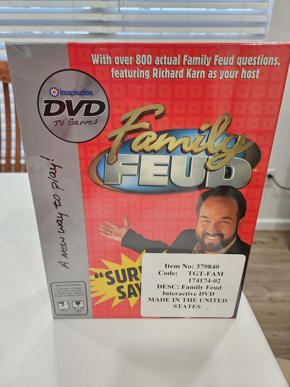 Family Feud DVD Game — Red and Gold Box